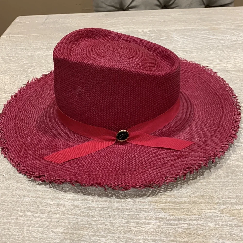 NWOT Gladys Tamez Straw Hat - Picture 2 of 10
